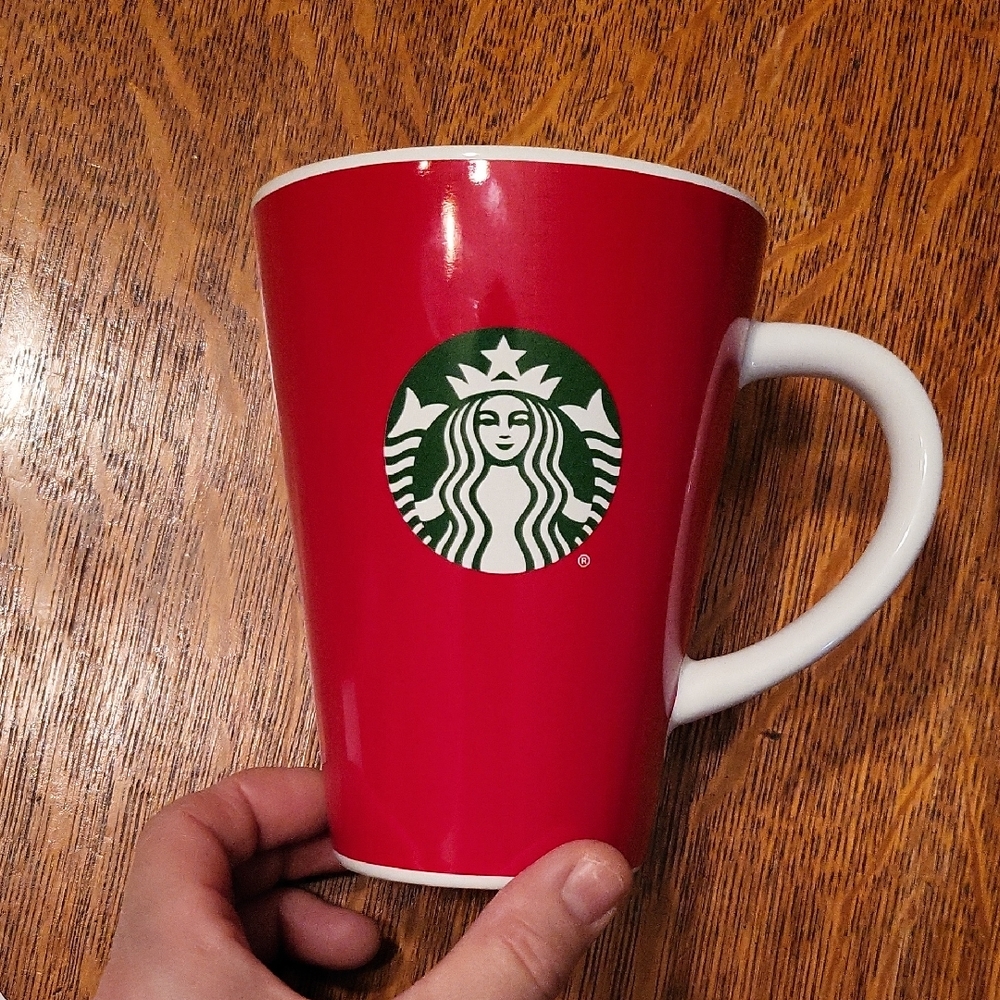 Starbucks Bold Red Mug with Logo